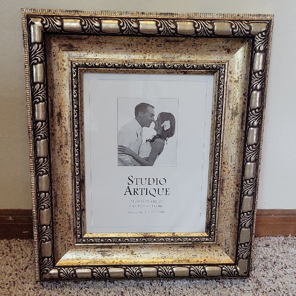 Gold and Silver Picture Frame